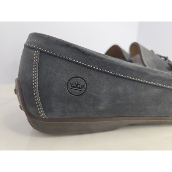 Peter Millar Catalina Horsebit Driving Loafers Blue Navy  Calfskin Suede Sz 10.5 main image 5